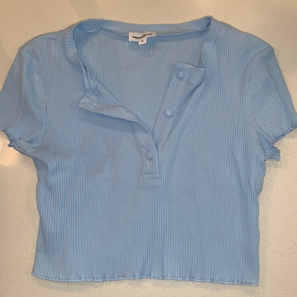 SUPERDOWN CROP TOP